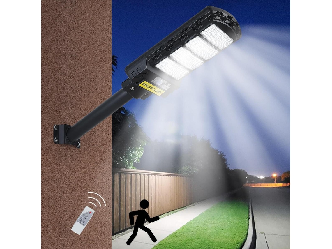Luminária solar externa Brillivera com sensor de movimento