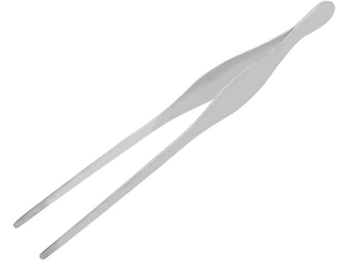 Pinça Para Alimentos Sixrun Em Aço Inoxidável, Utensílio De Cozinha, Segura E Confiável Para Churrasco, Bifes E Uso Em