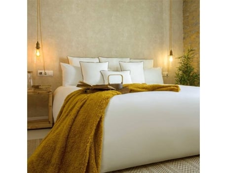 Capa de Edredão COTTON ARTEAN (Bege - 280x240 cm - Bambú)