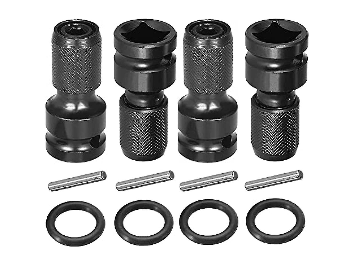 Adaptador Conversor De Soquete De 12 Polegadas Para 14 Polegadas Hexagonal Fêmea Para Chave De Impacto Pneumática E Elétrica