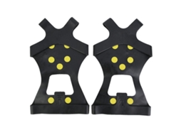Grips De Gelo Anti-derrapante Com 10 Pontes De Aço Capas Para Sapatos Outdoor Camping Tamanho M