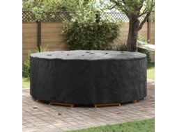 Vidaxl Capa Para Móveis 244 X 244 X 85 Cm Tecido Oxford 210d Redondo