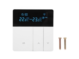 Termostato Inteligente De Aqua Calor Com Controle App Lcd Digital Wifi Tuya Ac90v-240v