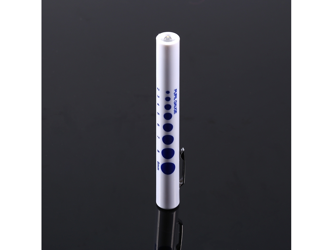 Laxiscreed Lanterna Led Em Forma De Caneta Com Pupilmômetro Para Uso Médico E Enfermagem