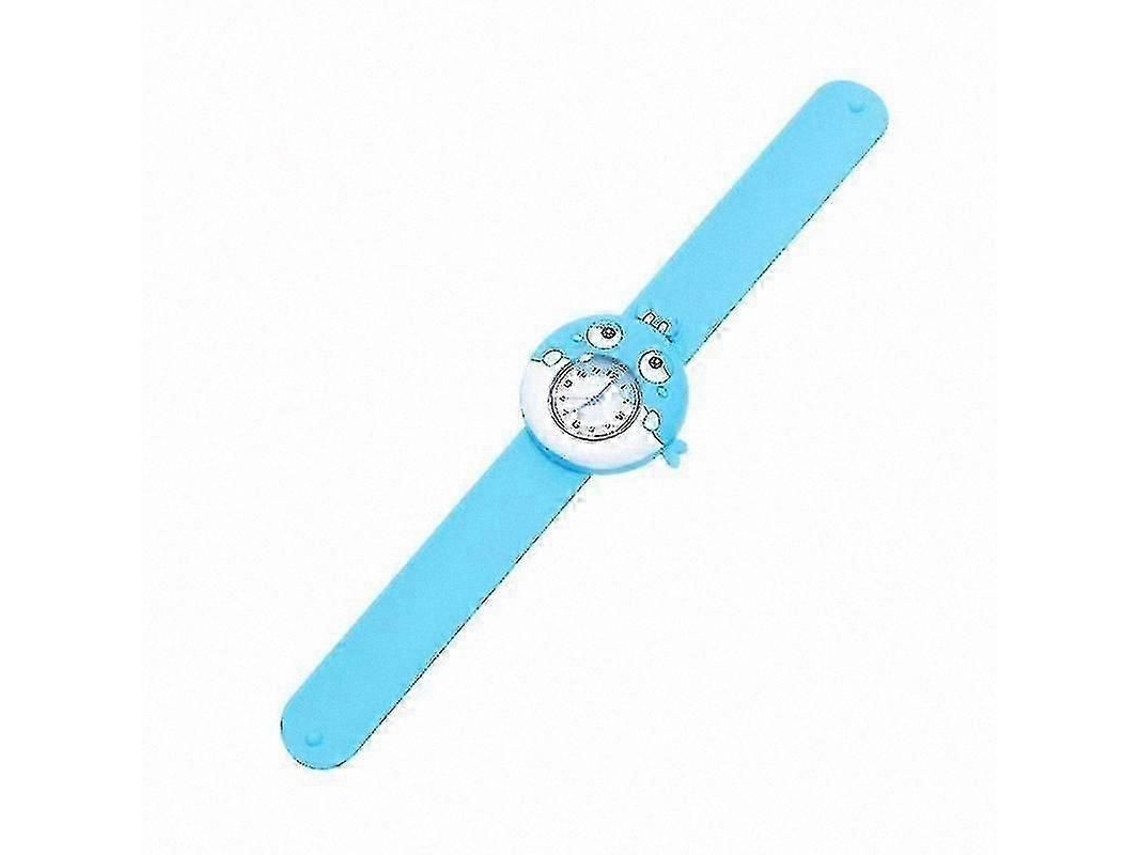 Relógio Infantil Divertido de Desenho Animado, Pulseira Quartzo com Mecanismo Tapa, Brinquedo para Crianças e Estudantes GOKOCO (design Baleia)