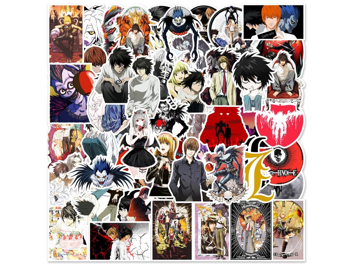 Adesivos Death Note 50 Unidades NORTHIX