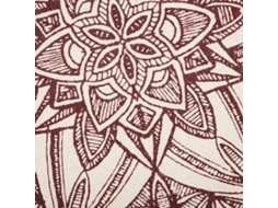 Tapete Oltu (Vermelho - Algodão - 120x120x3 cm)