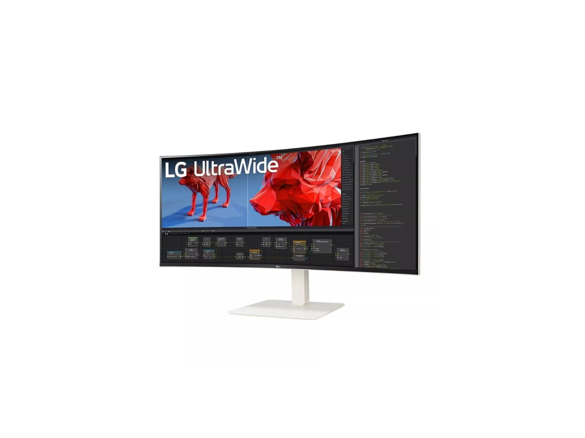 Monitor LG 38WR85QC-W (Branco - IPS - LCD - Flicker free - WQHD+ - UltraWide Quad HD - 38" - 1 ms)
