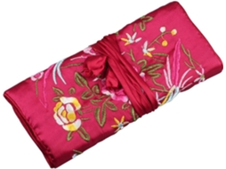 Vestido De Seda Para Viagem Com Elegante Bordado Chinês, Organizador De Joias, Para Mulheres E Meninas,