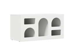 Gabinete para TV Branco em Madeira Processada MAISON EXCLUSIVE (80x35x40 cm)