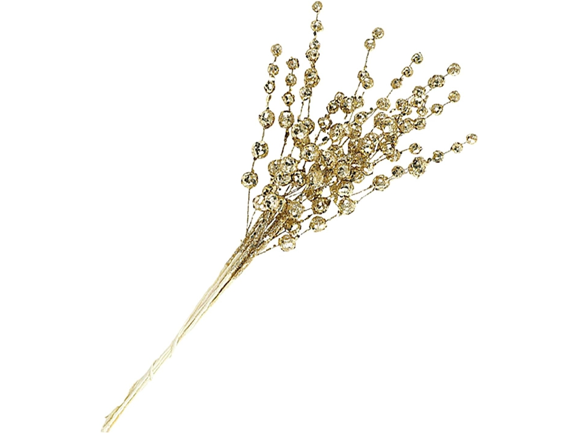 Enfeites De Natal Artificiais Com Glitter | Palitos Para | Árvore De Natal, Decoração