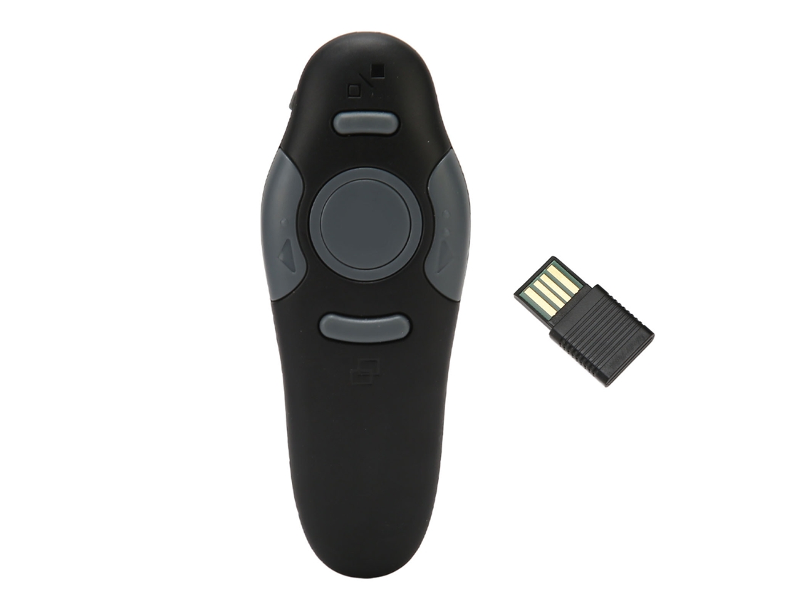 Aetheria clicador de Apresentação Sem Fio 2.4ghz Plug And Play Controle 15m para Ppt Computador Laptop