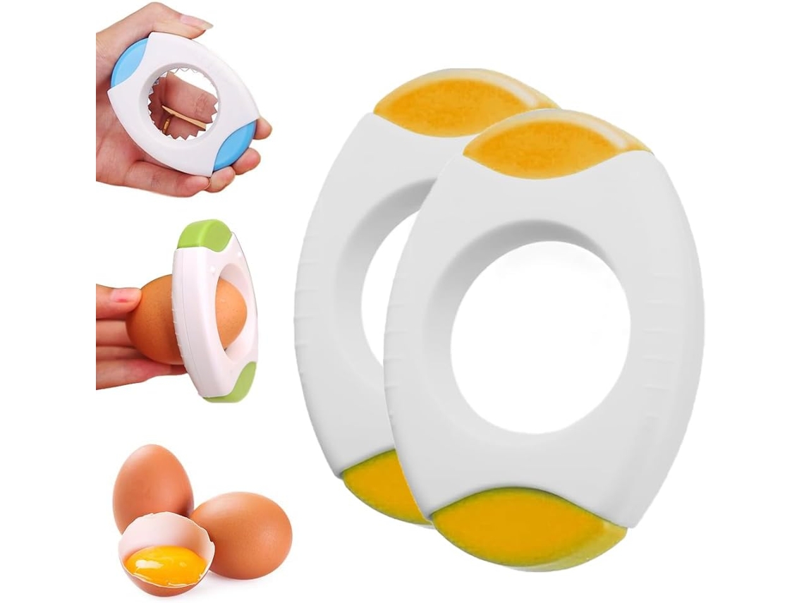 Conjunto De 2 Abridores De Cascas De Ovos, Para Versões Cozidas, Utensílio Manual De Cozinha