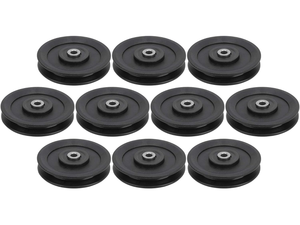 Conjunto De 10 Polias Com Rolamento Nylon Para Fitness, Acessórios