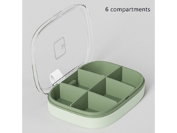 Porta Comprimidos Com 4/6 Compartimentos Para Medicamentos, Ideal Viagens De 7 Dias, Perfeito Guardar Comprimidos E Vitaminas. Aquaforge