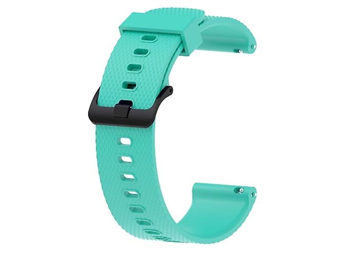 Lurelia Pulseira Esportiva De Silicone Verde Menta 20 Mm, Compatível Com Relógio Garmin Vivoactive 3, Acabamento Moderno