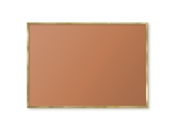 Magnetic Board Brick Color For The Living Room Espelharte (100x70 Cm)