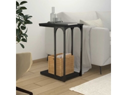Vidaxl Mesa De Apoio 40x30x60 Cm Derivados De Madeira Preto