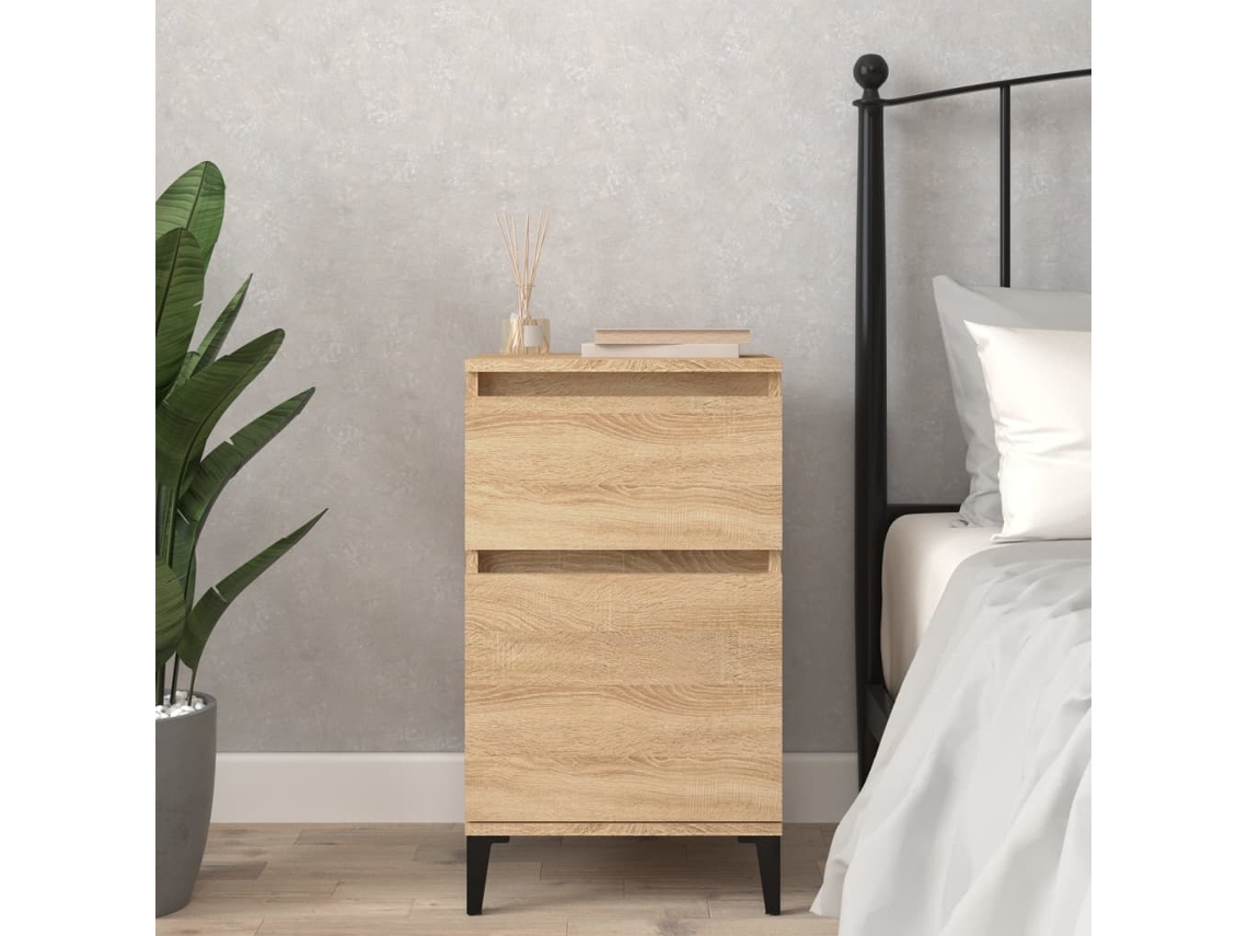 Vidaxl Mesa De Cabeceira 40x35x70 Cm Cor Carvalho Sonoma