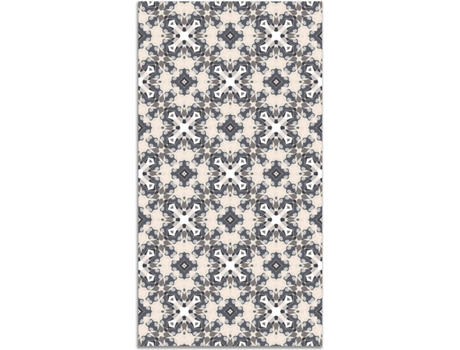 Tapete HOME & LIVING Hidráulica Tipo Oriental (Cinzento - 200 x 200 cm - Vinil)