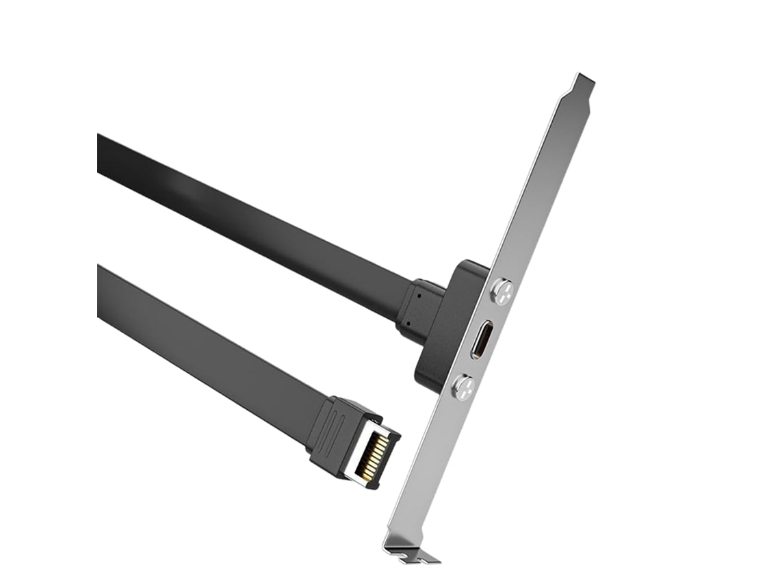 Cabo Usb 3.1 Tipo E De 19 Pinos Para C Com Defletor Frontal, Pci Bit