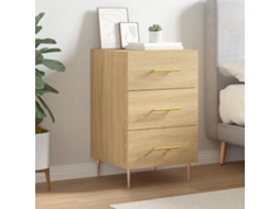 Vidaxl Mesa De Cabeceira 40x40x66 Cm Derivados Madeira Carvalho Sonoma