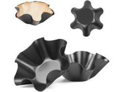 MEOIRUERY Sonho De Chef Gourmet Conjunto De Frigideiras Para Tortilhas, Aço Carbono Antiaderente Extra Grosso E Seguro Para Alimentos, Perfeito Para Tigelas De