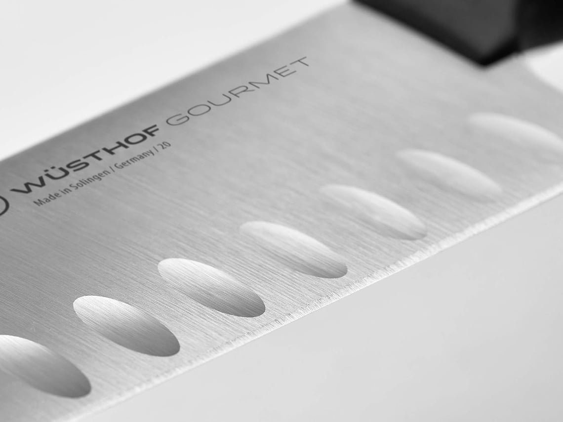Wusthof Gourmet Santoku Faca De 5 Polegadas Com Borda Romba