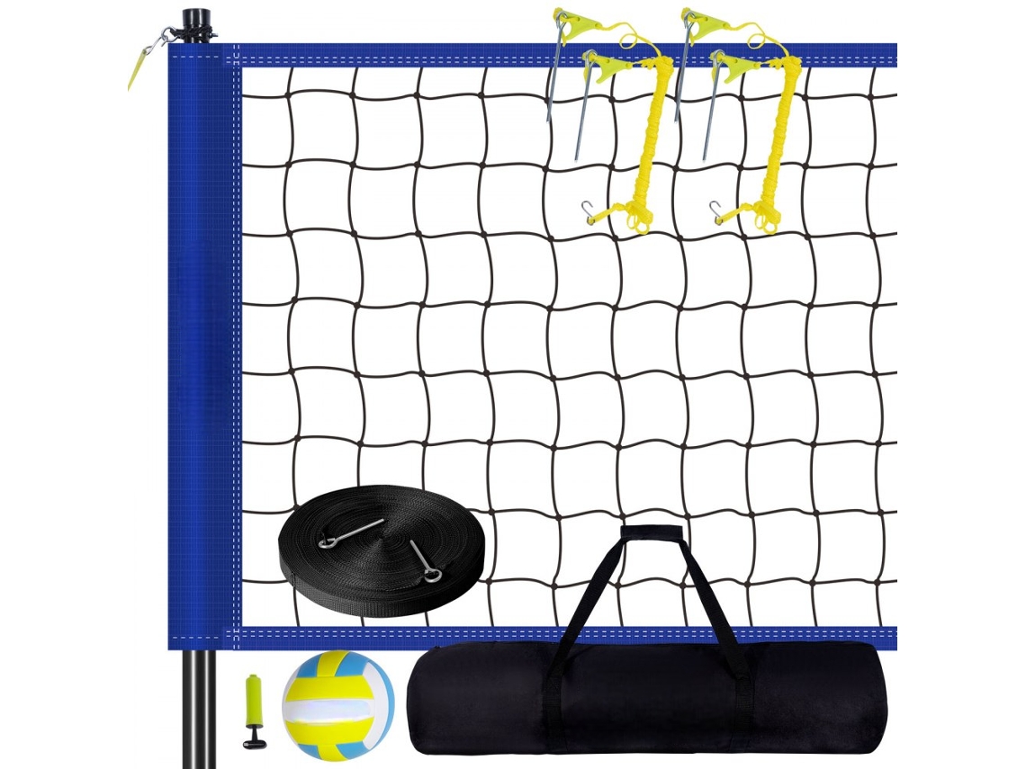 Rede De Voleibol Exterior Ajustável Com Bola Tekmaquinas