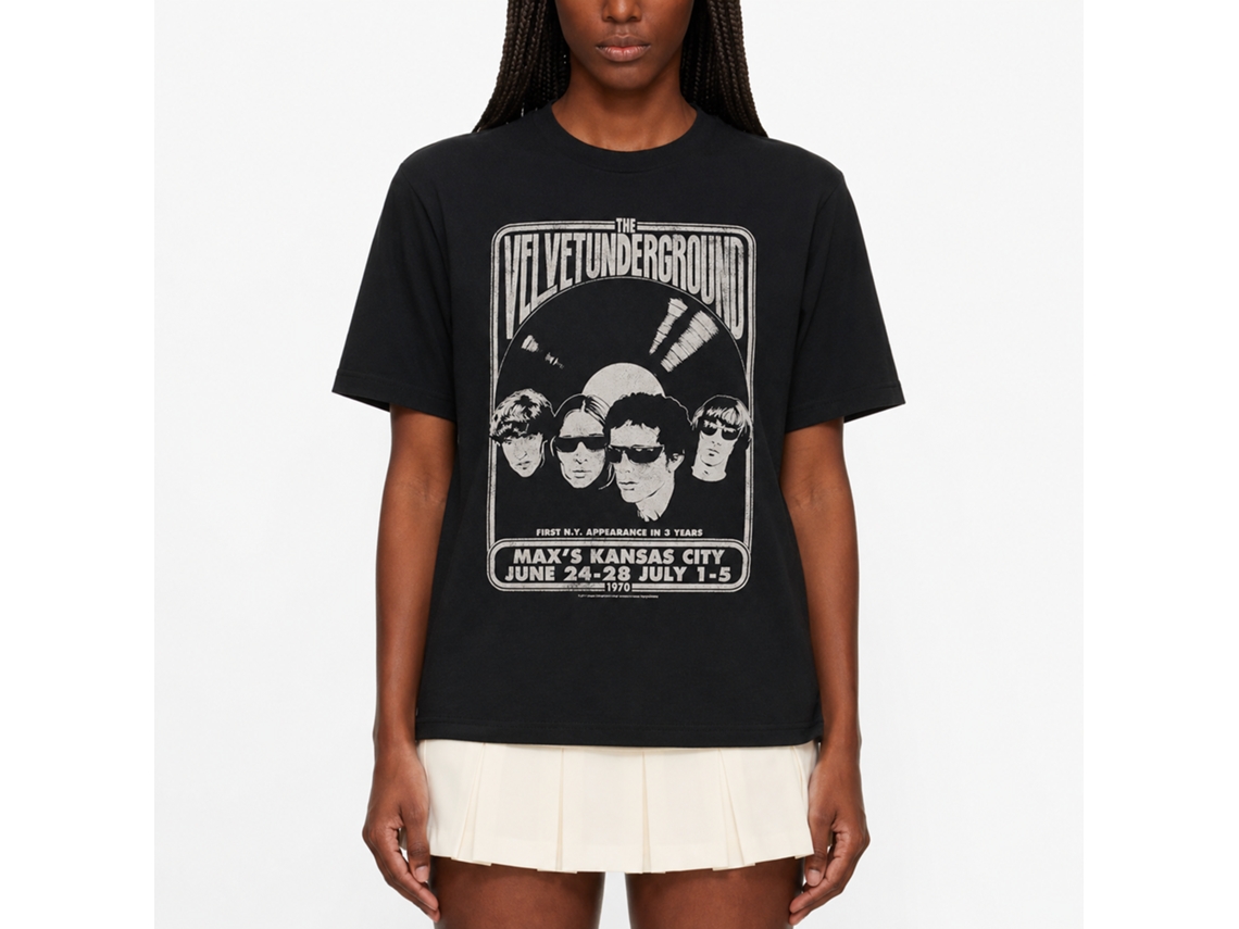 The Velvet Underground Velvet Vinyl T-shirt Unisex Adults Size:l