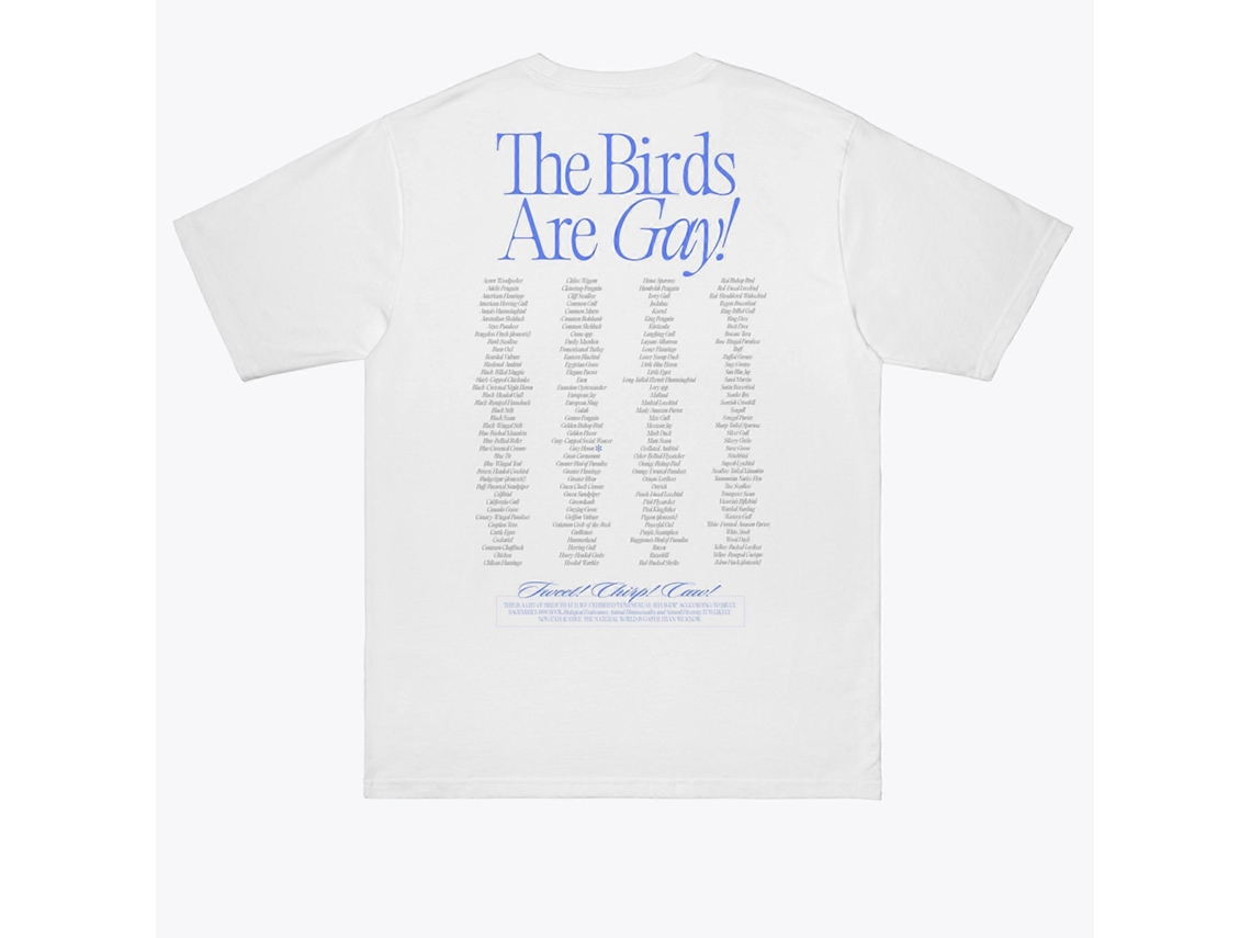 The Birds Are Gay Sarah Wasko T shirt ROCKINSTONE Unisex Best Sellers Sizexxl