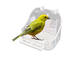 2026 baño para Aves En Jaula Multifuncional Colgante Con Comedero para Periquitos Canarios Y Loros
