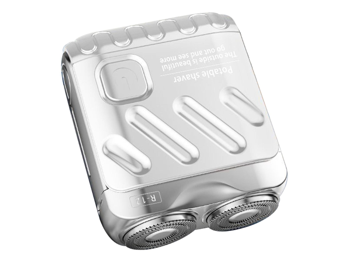 Barbeador Elétrico Portátil, Seco E Úmido, Lavável, Para Rosto E Corpo
