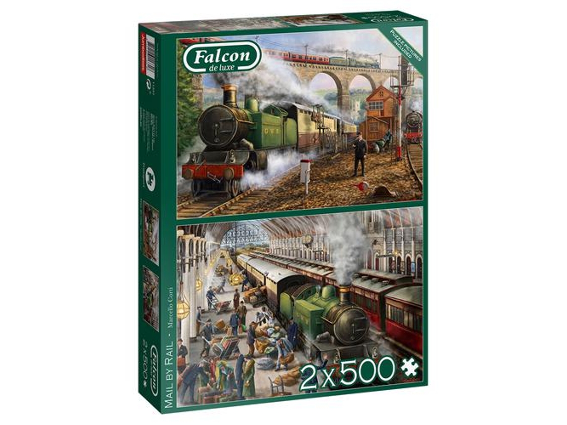 Falcon de Luxe Mail By Rail 2X500 Pcs Puzzle 500 Unidades