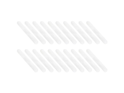 20Pcs Capas de Escovas de Cosméticos ALLINLESS