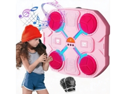 Máquina de Boxe Bluetooth para Treinamento, Suporte de Parede para Socos Rosa DIGITALLAB