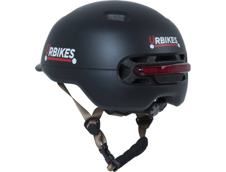 Capacete de Bicicleta URBIKES HMSC50 Tamanho L Preto