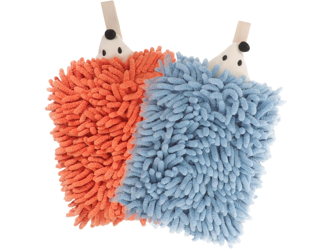 Conjunto De 2 Toalhas De Chenille Para Pendurar, Absorventes, Para Banheiro,