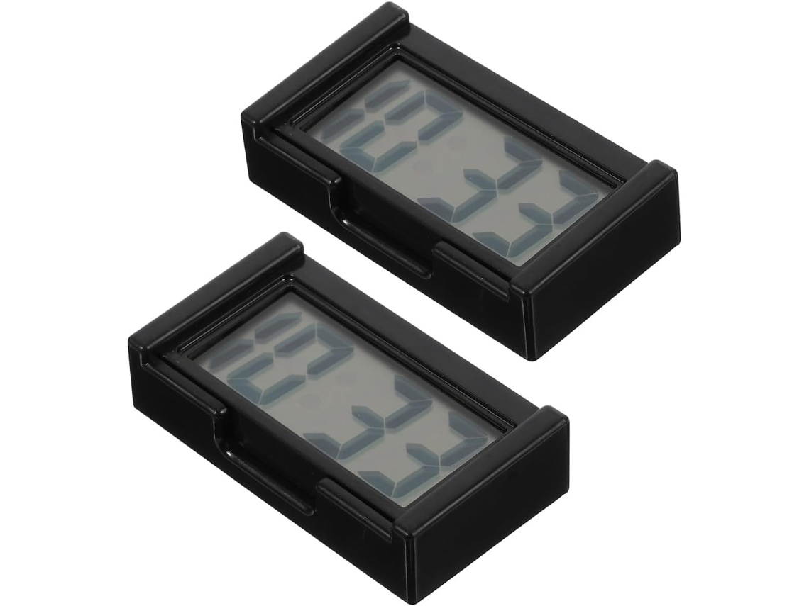 Relógio Adesivo Para Carro, Lcd Digital Com Números Nítidos.