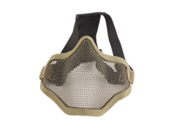 Protetor Facial Meio Aço Malha Design Legal Capacete 54-62cm Atividades Ao Ar Livre Verde