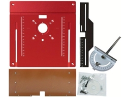 Placa De Inserção Para Mesa De Tupia Em Alumínio E Madeira