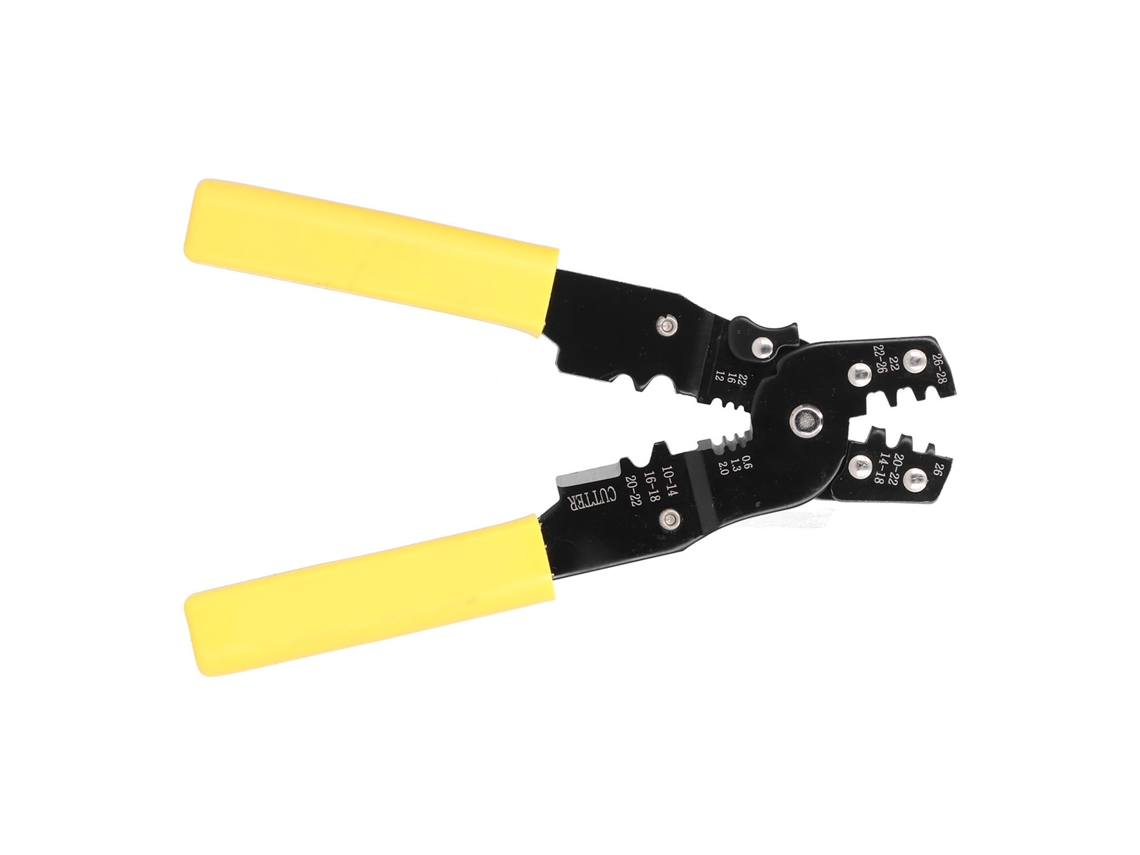Alicates Laxiscreed Multi-funcionais Para Crimpar, Cortar E Descassar Cabos