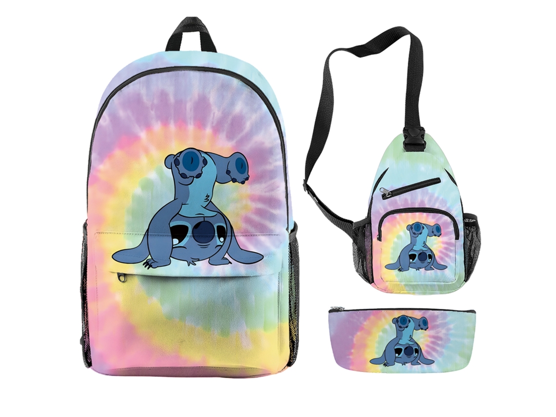 Stitch Mochila KOHREE de Três Peças Do Aluno
