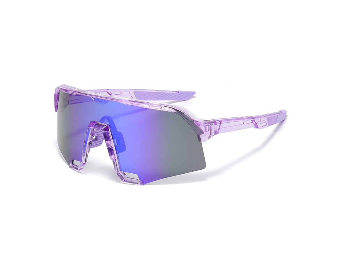 Oculos De Desporto S3 Yuysan Para Ciclismo, Proteção Contra Vento E Areia, Equipamento Para Bicicleta - Roxo Azulado