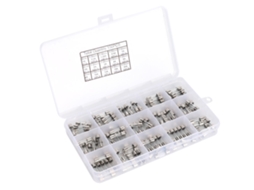 Conjunto De Fusíveis De Vidro Laxiscreed Para 250v E Várias Correntes, Ideal Para Proteção De Equipamentos Eletrónicos