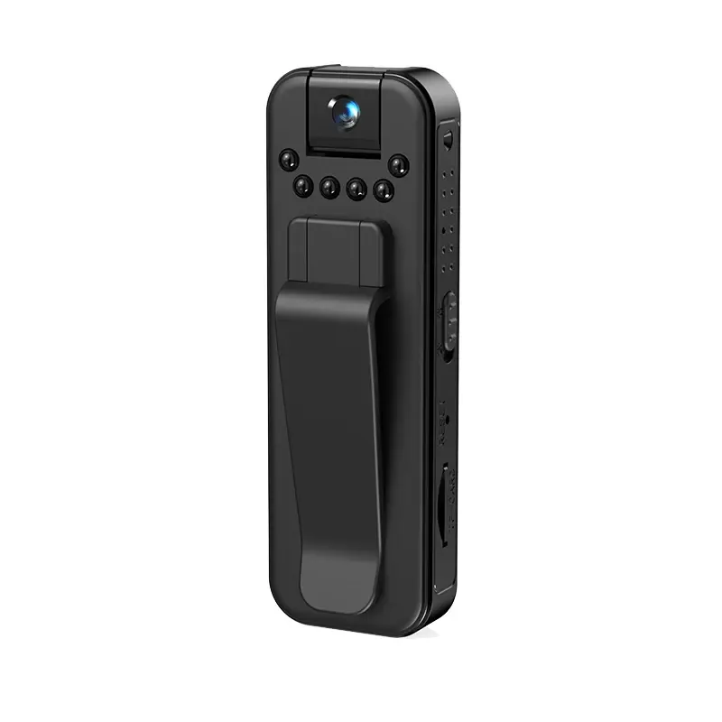 Cámara corporal portátil con grabación de audio y video, visión nocturna de alta definición (compatible con celulares y computadoras, 128 GB).