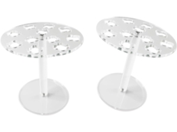 Suporte SFUSHOS de Armazenamento em Acrílico para Utensílios de Cabeleireiro
