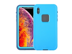 Capa LAXISCREED Iphone Xs Max Azul Resistente À Água e Arranhões