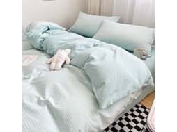 Conjunto de Capas de Edredão LUUCOZK Azul - 4pcs