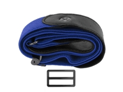 Cinto Elástico De Tecido Esticável Para Calças Jeans Unissex Com Fivela Azul